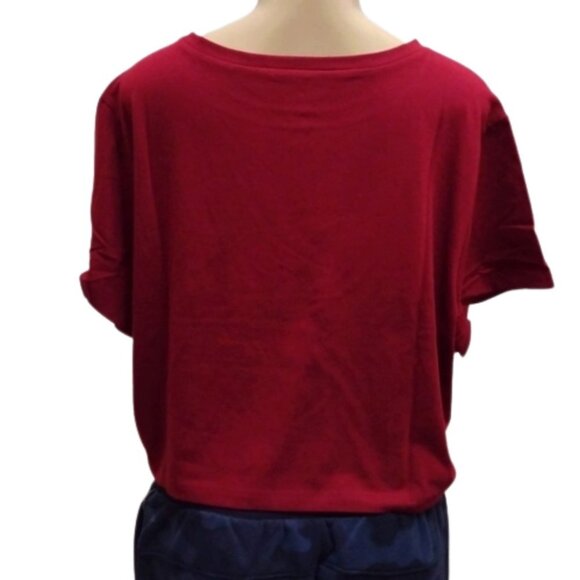 NWT Women's Plus Size Short Sleeve Cropped T-Shirt - Wild Fable - 3X - Picture 2 of 6